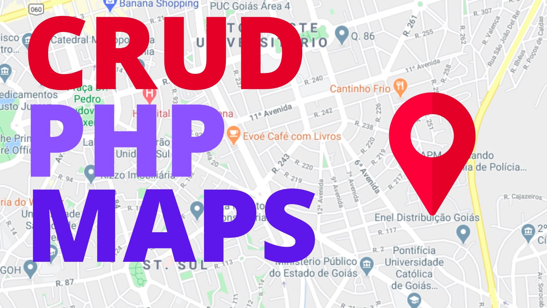 CRUD api google maps