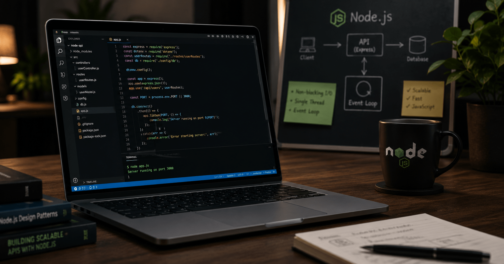 Node.js e o Event Loop: entendendo o coração da execução assíncrona